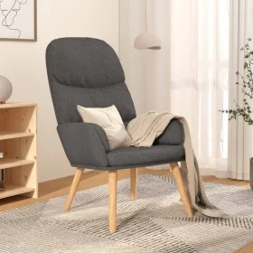 Sillón de relax de tela gris oscuro de vidaXL, Sillones - Ref: Foro24-340990, Precio: 100,83 €, Descuento: %