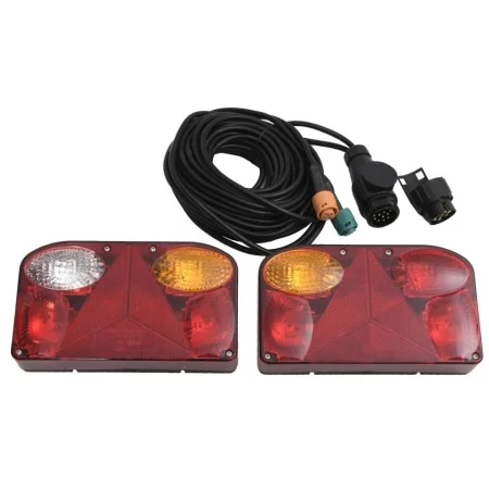 Trailer lights 2pcs classic bulb red 12V by vidaXL, Lights for motor vehicles - Ref: Foro24-152898, Price: 60,04 €, Discount: %