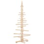 Árbol de Navidad de madera para decoración 150 cm Madera maciza de pino en Decoración Festiva y Estacional | Comprar online en F
