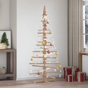 Árbol de Navidad de madera de adorno madera maciza pino 180 cm en Decoración Festiva y Estacional | Comprar online en Foru.es