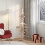 Árbol de Navidad de madera de adorno madera maciza pino 180 cm en Decoración Festiva y Estacional | Comprar online en Foru.es