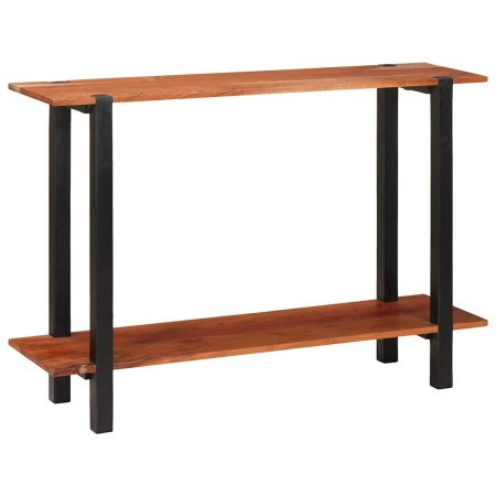 Mesa Consola con estante Marrón y Negro 110 x 30 x 75 cm en Mesas auxiliares | Comprar online en Foru.es