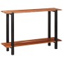Mesa Consola con estante Marrón y Negro 110 x 30 x 75 cm en Mesas auxiliares | Comprar online en Foru.es