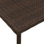 Mesa centro jardín rectangular marrón 40x40x37 cm en Mesas de jardín | Comprar online en Foru.es