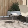 Mesa centro jardín rectangular gris 40x40x37cm ratán sintético en Mesas de jardín | Comprar online en Foru.es