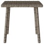 Mesa centro jardín rectangular gris 40x40x37cm ratán sintético en Mesas de jardín | Comprar online en Foru.es
