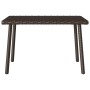 Mesa centro jardín rectangular marrón 60x40x37 cm en Mesas de jardín | Comprar online en Foru.es