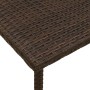 Mesa centro jardín rectangular marrón 60x40x37 cm en Mesas de jardín | Comprar online en Foru.es