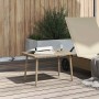 Mesa centro jardín rectangular beige 60x40x37cm ratán sintético en Mesas de jardín | Comprar online en Foru.es