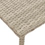 Mesa centro jardín rectangular gris claro 80x40x37cm en Mesas de jardín | Comprar online en Foru.es