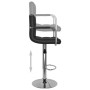 Taburetes de cocina 2 unidades cuero sintético negro de vidaXL, Taburetes de cocina - Ref: Foro24-334594, Precio: 123,30 €, D...
