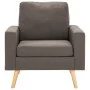 Sillón de tela gris taupe by vidaXL, Armchairs - Ref: Foro24-288701, Price: 211,96 €, Discount: %