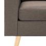 Sillón de tela gris taupe de vidaXL, Sillones - Ref: Foro24-288701, Precio: 216,03 €, Descuento: %