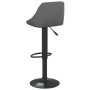 Taburete de cocina de terciopelo gris oscuro de vidaXL, Taburetes de cocina - Ref: Foro24-335339, Precio: 88,44 €, Descuento: %