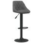 Taburetes de cocina 2 unidades terciopelo gris oscuro de vidaXL, Taburetes de cocina - Ref: Foro24-335350, Precio: 143,11 €, ...