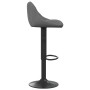 Taburetes de cocina 2 unidades terciopelo gris oscuro de vidaXL, Taburetes de cocina - Ref: Foro24-335350, Precio: 143,11 €, ...