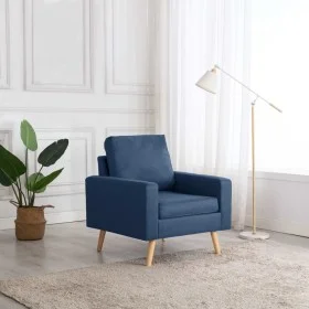 Blue fabric armchair by vidaXL, Armchairs - Ref: Foro24-288697, Price: 204,30 €, Discount: %