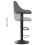 Taburetes de cocina 2 unidades terciopelo gris oscuro de vidaXL, Taburetes de cocina - Ref: Foro24-335350, Precio: 143,11 €, ...
