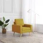 Sillón de tela amarillo de vidaXL, Sillones - Ref: Foro24-288699, Precio: 192,56 €, Descuento: %