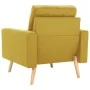 Sillón de tela amarillo de vidaXL, Sillones - Ref: Foro24-288699, Precio: 192,56 €, Descuento: %