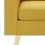 Sillón de tela amarillo de vidaXL, Sillones - Ref: Foro24-288699, Precio: 192,56 €, Descuento: %