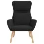 Sillón de relax de terciopelo negro de vidaXL, Sillones - Ref: Foro24-341357, Precio: 98,98 €, Descuento: %