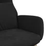 Sillón de relax de terciopelo negro de vidaXL, Sillones - Ref: Foro24-341357, Precio: 98,98 €, Descuento: %