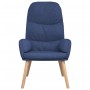 Sillón de relax de tela azul de vidaXL, Sillones - Ref: Foro24-340994, Precio: 105,20 €, Descuento: %