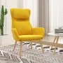 Sillón de relax de terciopelo amarillo mostaza de vidaXL, Sillones - Ref: Foro24-341358, Precio: 99,32 €, Descuento: %