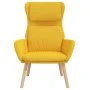 Sillón de relax de terciopelo amarillo mostaza de vidaXL, Sillones - Ref: Foro24-341358, Precio: 99,32 €, Descuento: %