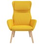 Sillón de relax de terciopelo amarillo mostaza de vidaXL, Sillones - Ref: Foro24-341358, Precio: 100,02 €, Descuento: %