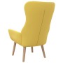 Sillón de relax de tela amarillo mostaza de vidaXL, Sillones - Ref: Foro24-341401, Precio: 103,36 €, Descuento: %