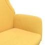 Sillón de relax de tela amarillo mostaza de vidaXL, Sillones - Ref: Foro24-341401, Precio: 103,36 €, Descuento: %