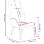 Sillón de relax de tela negro de vidaXL, Sillones - Ref: Foro24-341389, Precio: 141,29 €, Descuento: %