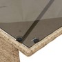 Set comedor de jardín 3 pzas con cojines ratán sintético beige en Conjuntos de jardín | Comprar online en Foru.es
