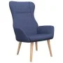 Sillón de relax de tela azul de vidaXL, Sillones - Ref: Foro24-341398, Precio: 102,21 €, Descuento: %