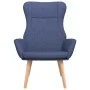 Sillón de relax de tela azul de vidaXL, Sillones - Ref: Foro24-341398, Precio: 102,21 €, Descuento: %