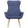 Sillón de relax de tela azul de vidaXL, Sillones - Ref: Foro24-341398, Precio: 109,14 €, Descuento: %