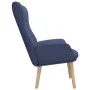 Sillón de relax de tela azul de vidaXL, Sillones - Ref: Foro24-341398, Precio: 102,21 €, Descuento: %