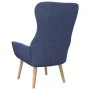 Sillón de relax de tela azul de vidaXL, Sillones - Ref: Foro24-341398, Precio: 102,21 €, Descuento: %