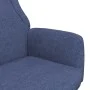 Sillón de relax de tela azul de vidaXL, Sillones - Ref: Foro24-341398, Precio: 102,21 €, Descuento: %