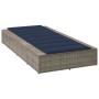 Tumbona con cojín flotante ratán sintético gris en Tumbonas | Comprar online en Foru.es