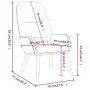Sillón de relax de tela gris oscuro de vidaXL, Sillones - Ref: Foro24-340991, Precio: 103,61 €, Descuento: %