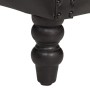 Sillón de cuero auténtico de cabra negro de vidaXL, Sillones - Ref: Foro24-288288, Precio: 371,89 €, Descuento: %