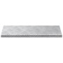 Peldaño Rectangular 5 pcs Plateado 60 x 18 cm Aluminio en Hogar | Comprar online en Foru.es