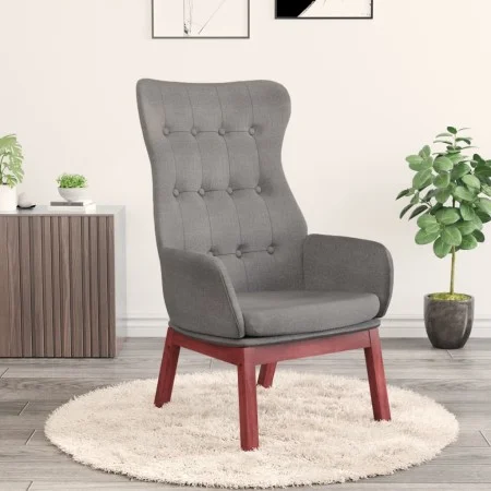 Sillón de relax de tela gris claro de vidaXL, Sillones - Ref: Foro24-341268, Precio: 124,39 €, Descuento: %