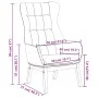Sillón de relax de tela gris claro de vidaXL, Sillones - Ref: Foro24-341268, Precio: 124,39 €, Descuento: %