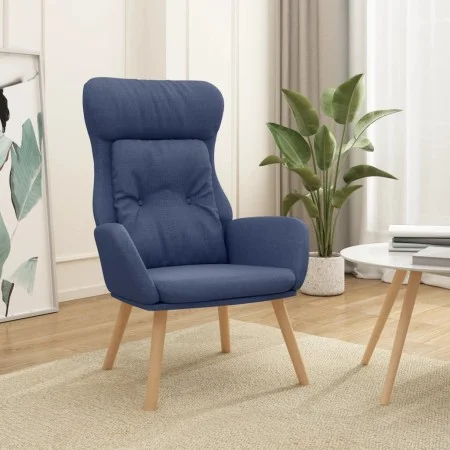 Blue fabric relaxation armchair by vidaXL, Armchairs - Ref: Foro24-341294, Price: 118,39 €, Discount: %