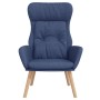 Sillón de relax de tela azul de vidaXL, Sillones - Ref: Foro24-341294, Precio: 120,26 €, Descuento: %