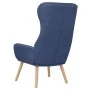 Blue fabric relaxation armchair by vidaXL, Armchairs - Ref: Foro24-341294, Price: 118,39 €, Discount: %